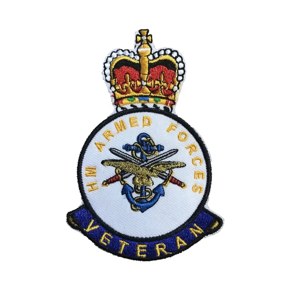 HM Lực Lượng Vũ Trang Cựu Chiến Binh Vá Thêu Sắt May Trên Huy Hiệu Biểu Tượng Đính RAF SAS Lực Lượng Đặc Biệt Ngày Anh Túc
