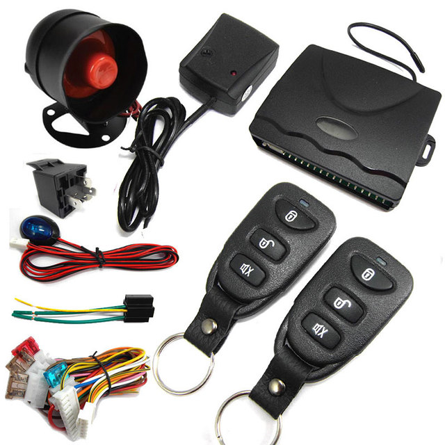 12V Car Mounted Universal Anti-theft Alarm, Remote Keyless Entry Into the Central Locking System.