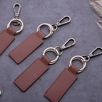 YY nouveau PU cuir Vintage voiture clé pendentif personnel porte-clés Anti-perte clé pendentif polyvalent porte-clés en cuir cadeau porte-clés