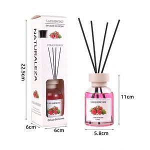Difusor de Aromaterapia de Ratán con Aroma Suave de Frutas, con Logotipo Personalizado Impreso, Diseño Artesanal sin Fuego - Product Image 3
