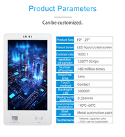 Terminal de paiement en libre-service mural Kiosque 27 32 43 55 pouces LCD écran tactile capacitif QR Scanner Imprimante NFC SDK Intérieur