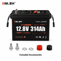 Batterie LiFePO4 semi-solide Enlzh 12,8V 314Ah 4000 cycles -4 à 131 Système d'alimentation portable