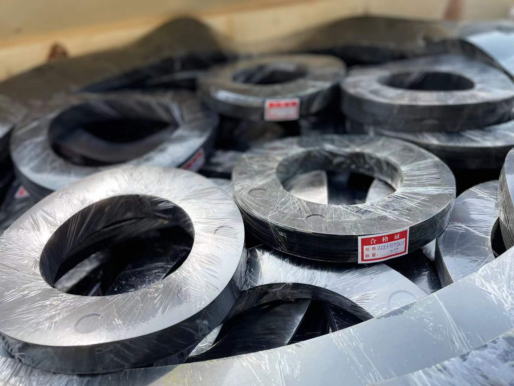 1.5mm High Temperature Flange Gasket 30mm Width / Oil Resistant Nitrile Rubber Gasket