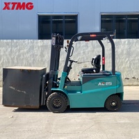 Chariot élévateur électrique XTMG pour conteneurs, 2,5 tonnes, batterie Li-ion, mât 3-6m, vitesse de levage élevée pour opération en quai