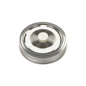 New Product Stainless Steel Mason Jar Date Tracker Lid Kitchen Fermentation Vacuum Lid