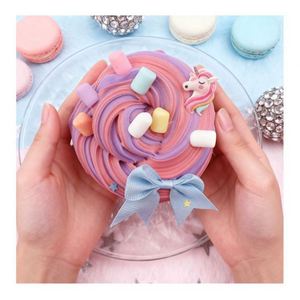 ชุดดินปั้นคุณภาพสูงหลากสีสัน เนื้อเนียนแบบเนย สำหรับทำสไลม์ DIY ของเล่นเสริมพัฒนาการทางประสาทสัมผัส สำหรับขายส่ง เด็กๆ สนุกสร้างสรรค์ - Product Image 4