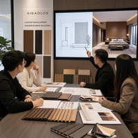 Panel Dinding Beralur WPC Tahan UV dan Tahan Api, Anti Air, Co-Extruded, Dekoratif untuk Interior & Eksterior Hotel