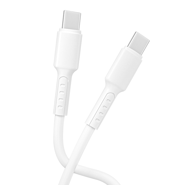 Durable Fast Charging USB-C / Type-C Silicone Coated Data Cable, Available in Various Lengths and Connector Options