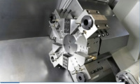 Centre d'usinage CNC à lit incliné CT-40H avec axes Y/X/Z, commande FANUC, haute précision, haute qualité, robuste