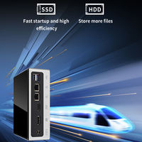 ZOOMWIN - Ordenador de Escritorio en Oferta, PC con Ce-leron J4125 N5095, DDR4, SSD, Pantalla 4K, Win10/11, Mini PC