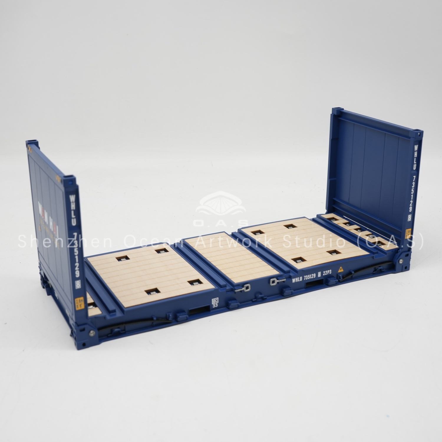 Modèle de conteneur plat de support de WAN HAI