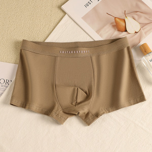 Nuovi Boxer da Uomo a Vita Media in Cotone, Intimo <span class=keywords><strong>Sexy</strong></span> Stile Autunno Inverno, Slip in Maglia per <span class=keywords><strong>Ragazzi</strong></span> - Product Image 5