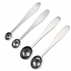 Premium Quality Custom Logo 304 Stainless Steel Spoon Mini 2.5ml 5ml Matcha Teaspoon <b>Coffee</b> Scoop Measuring Spoons - Product Image 1