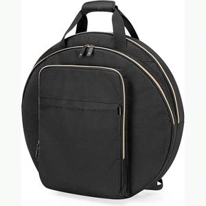 Échantillon gratuit : Housse de transport pour cymbales double couche avec séparateur rembourré de 5 mm, poignées et sangles de sac à dos - Product Image 1