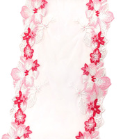 Tissu de dentelle élastique de haute qualité 24 cm en Spandex Nylon extensible multicolore pour robes de mariée, décorations et styles en maille - Vente en gros