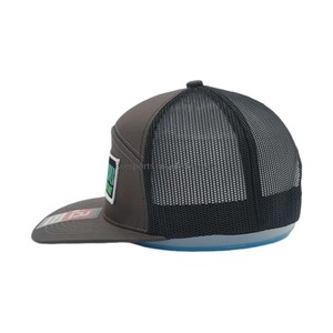 Remendo personalizado do couro do bordado tampões de basebol cabidos chapéu do camionista Richardson 168 7 painel Richardson 112 chapéu do camionista - Product Image 4