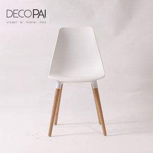 Nórdicos de plástico PP asiento de madera de <span class=keywords><strong>haya</strong></span> silla Silla de comedor - Product Image 2