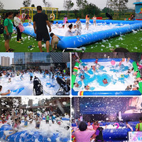 Piscine gonflable commerciale en mousse, grande taille, parc aquatique à thème, jeu de fête pour enfants et adultes, location d'événements en plein air, fosse à mousse de savon