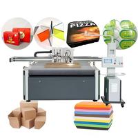 Machine de découpe numérique CNC économique pour carton ondulé et EVA, table de découpe à plat numérique CNC avec roue de découpe et découpeur en V