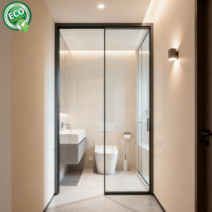 ประตูบานเลื่อนอลูมิเนียมสำหรับห้องครัวรางแขวนออกแบบทันสมัย - Product Image 4