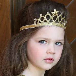 Grensoverschrijdende Baby Hair Band Crown Europese En Amerikaanse Kinderen Haar Accessoires Baby Haarband Meisje Hoofdband 100 dagen Volledige M