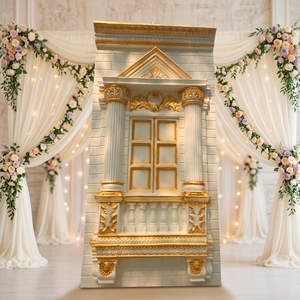 Nuevo Panel Decorativo de Fibra Artificial para Bodas, Fondo de Pared de Fibra de Diseño, Panel de Pared de Fibra Tallada Ligero - Product Image 1