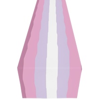 Chemin de table personnalisé à motif arc-en-ciel gay (thème féminin) pour la table à manger domestique