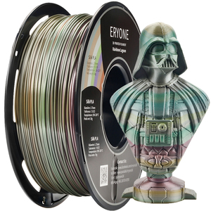 Filament <span class=keywords><strong>Eryone</strong></span> Nouvelle Couleur Soie Arc-en-ciel 3D PLA, Vente Chaude, 3KG 1.75mm pour Imprimante 3D FDM, Nouveau Filament Couleur Soie Arc-en-ciel - Product Image 2