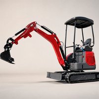Mini Excavadora Hanhui de 2.0 Toneladas de Peso Operativo, Mini Excavadora de Orugas, Maquinaria para Movimiento de Tierras, Mini Excavadora en Venta con Cabina
