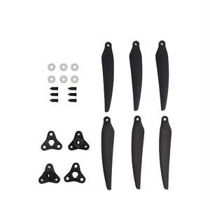Nuevas Hélices Plegables de Gran Tamaño para Drones 1159F, Fibra de Vidrio y Nylon, 3 Aspas, Negras, CW CCW, Adaptador de Plástico, Rendimiento Inigualable - Product Image 1