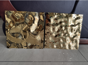 Plat Baja Tahan Karat Dekoratif Inox Bergelombang untuk Panel Plafon dan Panel Pelapis Dinding - Product Image 3