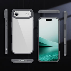 Coque <span class=keywords><strong>de</strong></span> téléphone en TPU avec dos en acrylique transparent lisse, protection <span class=keywords><strong>de</strong></span> l'appareil photo surélevée, antichoc, découpes précises pour iPhone Air Case - Product Image 4