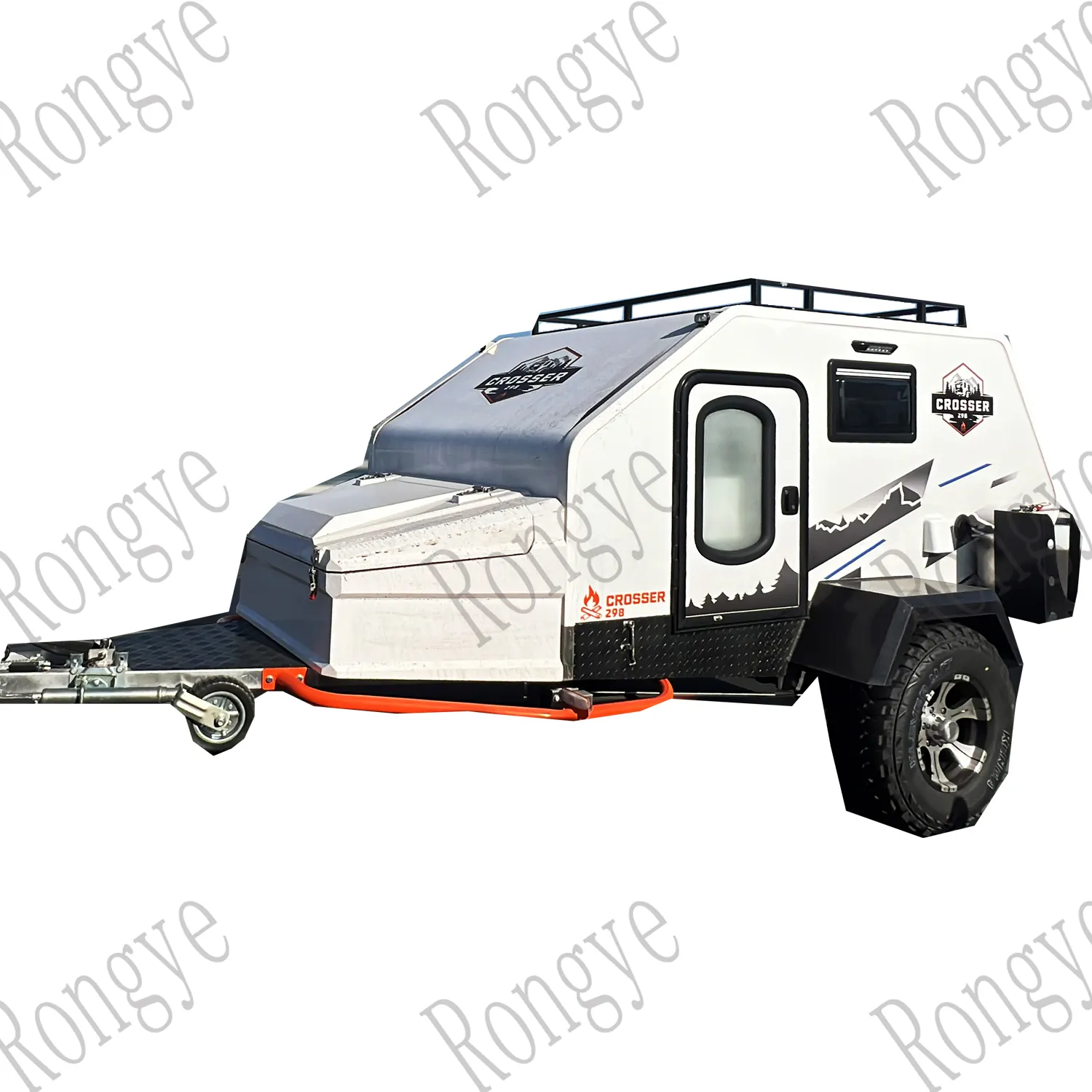 2024 Nieuwe Crosser298 Off-Road Pop Top Caravan, Mobiele Camping Rv, Hoge Kosteneffectiviteit Reisaanhangwagen, Camper Gemaakt In China