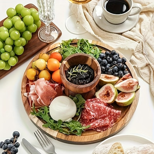 Supporto per torte multifunzionale <span class=keywords><strong>in</strong></span> legno di acacia <span class=keywords><strong>con</strong></span> cupola <span class=keywords><strong>in</strong></span> <span class=keywords><strong>vetro</strong></span>, supporto convertibile per torte <span class=keywords><strong>in</strong></span> legno di acacia <span class=keywords><strong>con</strong></span> <span class=keywords><strong>coperchio</strong></span>. - Product Image 3