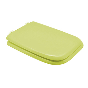 Couvre-siège de toilette moderne de style chinois vert mousse pour WC standard, en plastique PP allongé, avec télécommande, pour salle de bain - Product Image 1