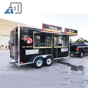 Personalizado Cão Alimentos Caminhão de Sorvete Quente Churros Comida Churrasco Trailer de Comida Ao Ar Livre Quiosque Carrinho