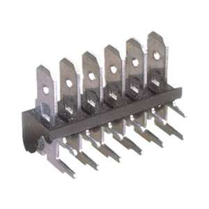 Barre de jonction 5x08mm, borne de type 6.3, idéale pour des connexions électriques sûres et efficaces. - Product Image 1