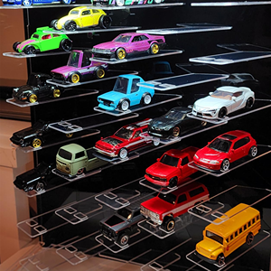 Vitrina de Acrílico para Autos a Escala 1/64, Compatible con Matchbox y <span class=keywords><strong>Hot</strong></span> <span class=keywords><strong>Wheels</strong></span> - Product Image 6