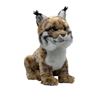 Adorable peluche réaliste Lynx, conception personnalisée et écologique pour les enfants pour la Saint-Valentin