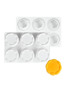 Molde de Silicona 3D con Forma de Cesta de 6 Cavidades, Grado Alimenticio, Antiadherente, para Mousse, Pastel, Chocolate, Jabón, Velas y Repostería - Product Image 6