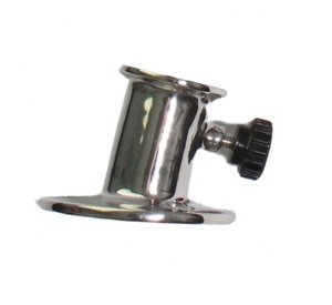 Stainless Steel 316 Marine FLAGPOLE SOCKET TOP MOUNT 1 Inch(25mm) Round Railing Base Handrail <b>Yacht</b> Boat Hardware Accessories St - Product Image 5