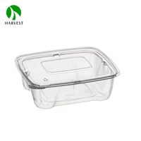 Conteneur d'emballage pour fruits en plastique PS transparent jetable et recyclable, 8oz, 12oz, 16oz, 24oz, 32oz, boîtes pour baies, fraises, bleuets