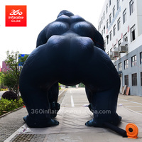 Personnaliser le modèle de dessin animé gonflable publicitaire géant Big Gorilla Gonflables personnalisés