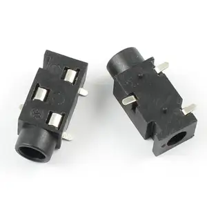 שקע טלפון 3.5mm נקבה אודיו מחבר 3 פין SMT SMD סטריאו לאוזניות PJ320B