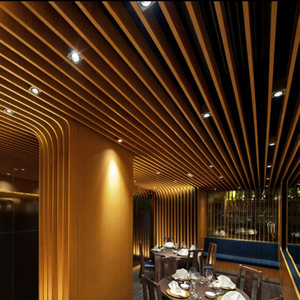 <span class=keywords><strong>Precio</strong></span> <span class=keywords><strong>de</strong></span> fábrica Azulejos <span class=keywords><strong>de</strong></span> <span class=keywords><strong>techo</strong></span> Interior Decorativo <span class=keywords><strong>Techo</strong></span> falso WPC Hueco a prueba <span class=keywords><strong>de</strong></span> humedad interior <span class=keywords><strong>Techo</strong></span> WPC - Product Image 5