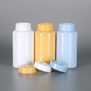 Customized Colored Capsule Bottle Harmaceutical <b>Packaging</b> PET Plastic Capsule For Health Products With Screw Cap - Product Image 2