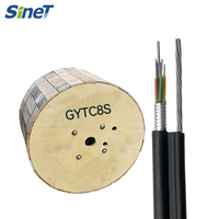 GYTC8S Câble à fibre optique blindé à 12 48 conducteurs GYTC8S Core Figure 8 Messenger HDD Câbles de communication échoués