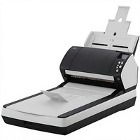 Scanner de documents couleur automatique Fujitsu Fi-7240 USB, format passeport, numérisation recto-verso haute vitesse, couleur CCD 24 bits, format A4 max.
