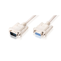 DB9 pin maschio a DB9 pin femmina vga al cavo del vga con audio vga maschio cavo di estensione femminile del cavo della porta seriale