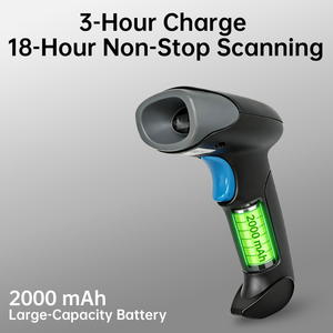Lecteur de codes-barres QR USB portable HC-718B, lecteur automatique de codes-barres 1D/2D pour magasin, supermarché, entrepôt, stock, garantie 1 an - Product Image 6